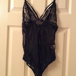 “NWOT” Lace Bodysuit by Banjul
